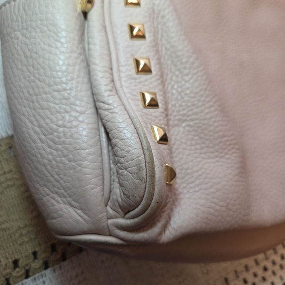 Michael Kors Pink Studded Women's Backpack - Picture 9 of 14